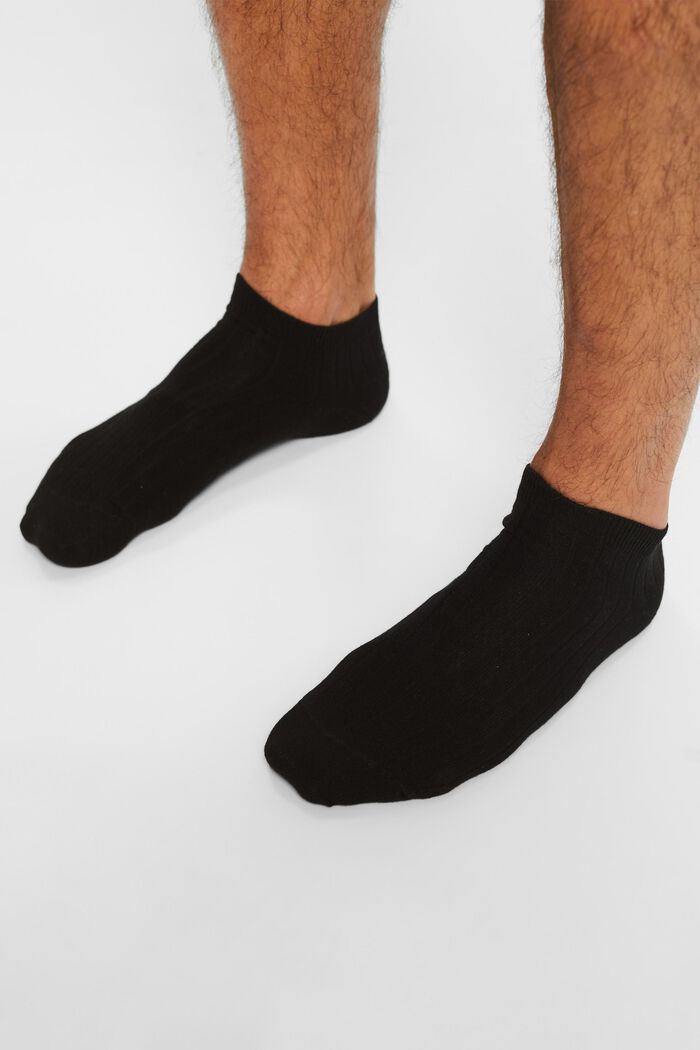 2-Pack Sneaker Socks, BLACK, detail image number 1