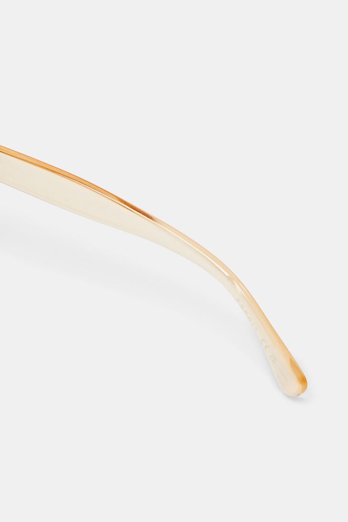 Clear frame sunglasses, BROWN, detail image number 3