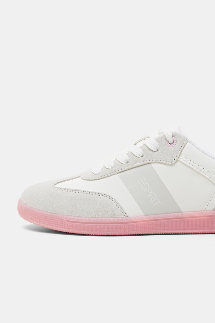 Mix-Material Sneakers, PASTEL PINK, detail image number 3