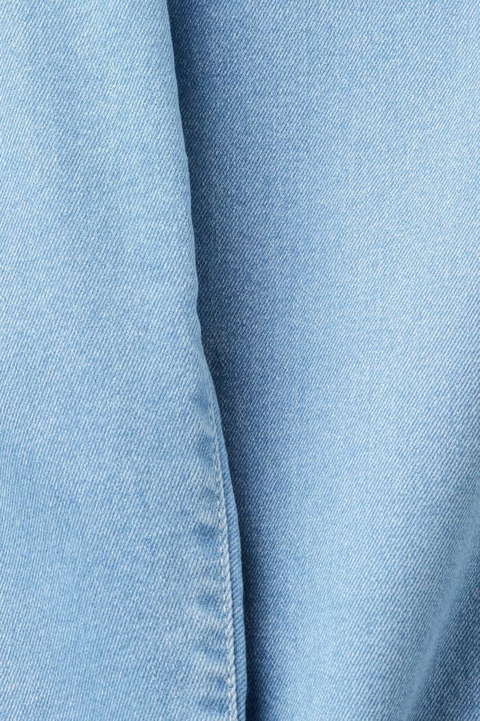 Mid-rise slim fit jeans, BLUE LIGHT WASHED, detail image number 6