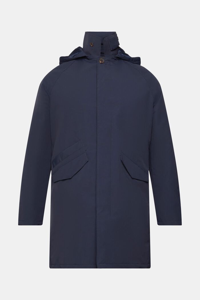 Parka with detachable hood, NAVY, detail image number 5