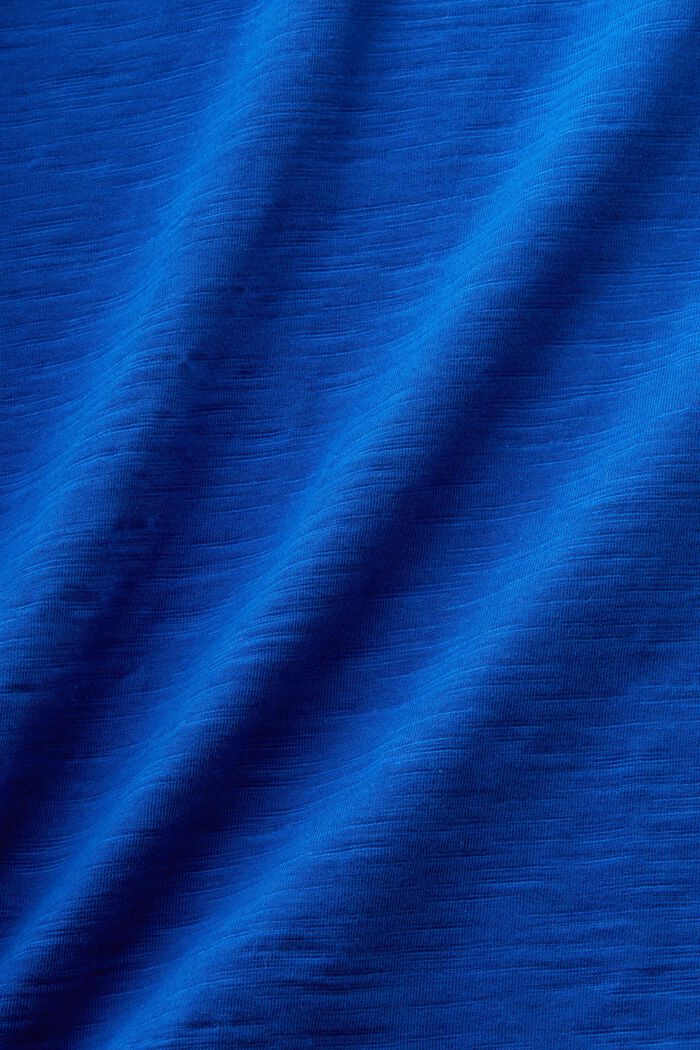 Cotton Slub Logo Pocket T-Shirt, BRIGHT BLUE, detail image number 4