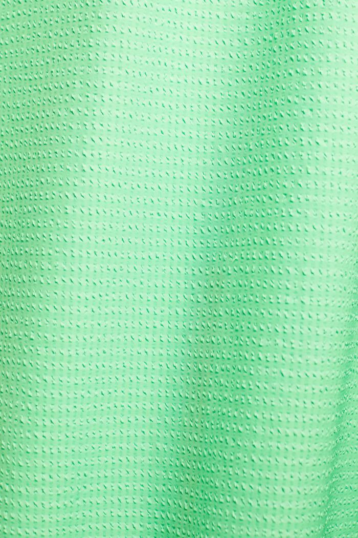 Textured Long-Sleeve Shirt, CITRUS GREEN, detail image number 4