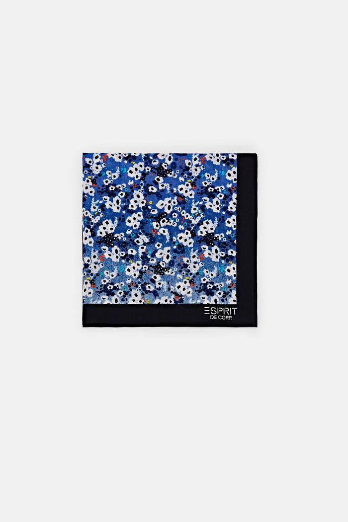 Pure cotton bandana with print, NEW BLUE, detail image number 3