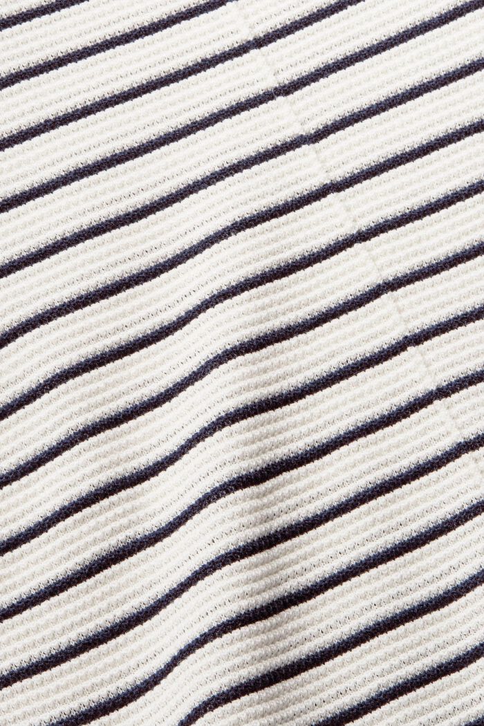Textured round neck jumper, organic cotton, NEW OFF WHITE, detail image number 1