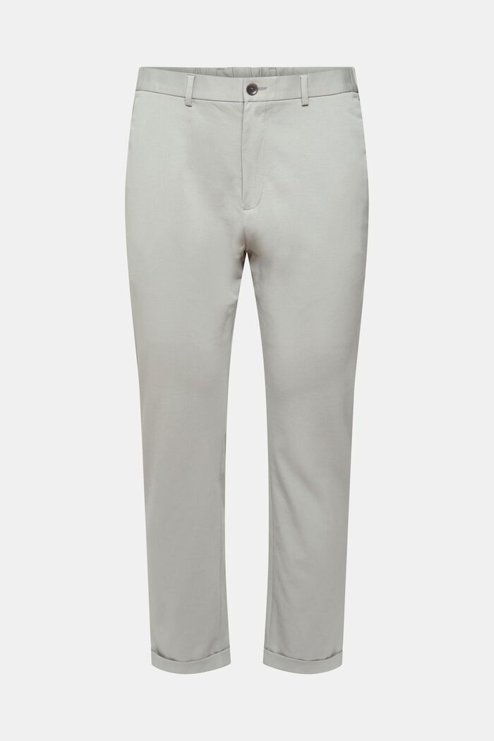 JERSEY Mix & Match trousers, LIGHT GREY, detail image number 7