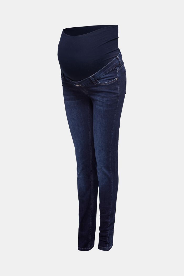 ESPRIT - Stretch jeans with an over-bump waistband at our online shop