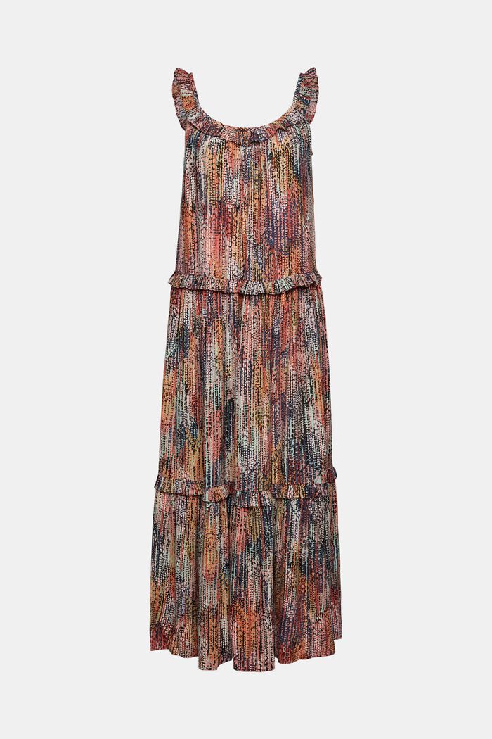 Maxi dress with a colourful pattern