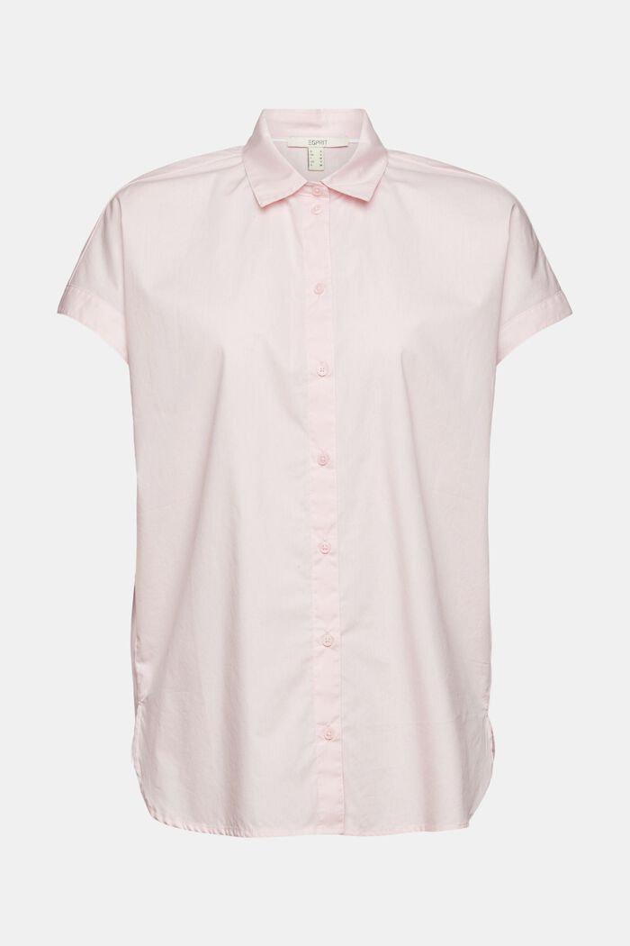 Shirt blouse in 100% cotton, LIGHT PINK, detail image number 7