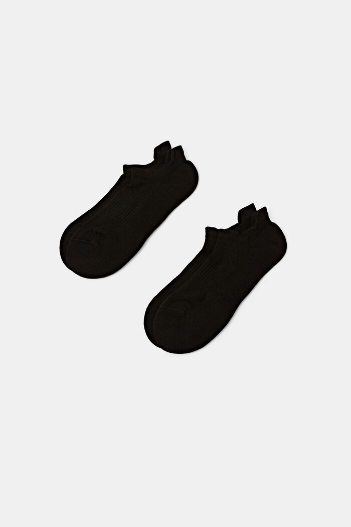 2-pack of sneaker socks, BLACK, detail image number 0