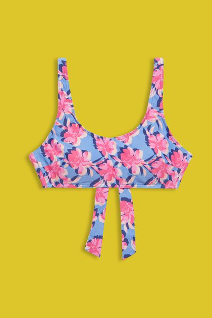 Recycled: padded, non-wired bikini top
