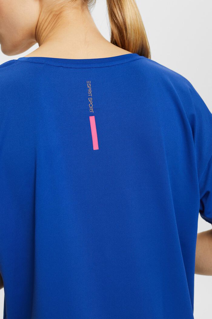 T-shirt with E-DRY, BRIGHT BLUE, detail image number 2