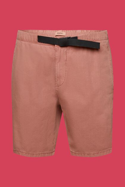 Shorts with a drawstring belt