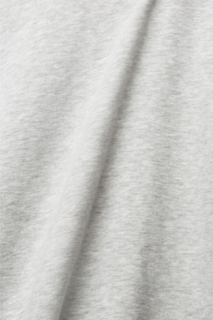 Hoodie with zipper details, LIGHT GREY, detail image number 1