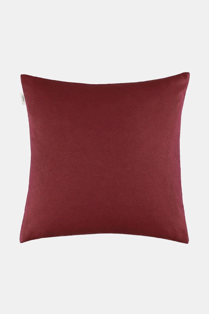 Structured Cushion Cover, DARK RED, detail image number 3