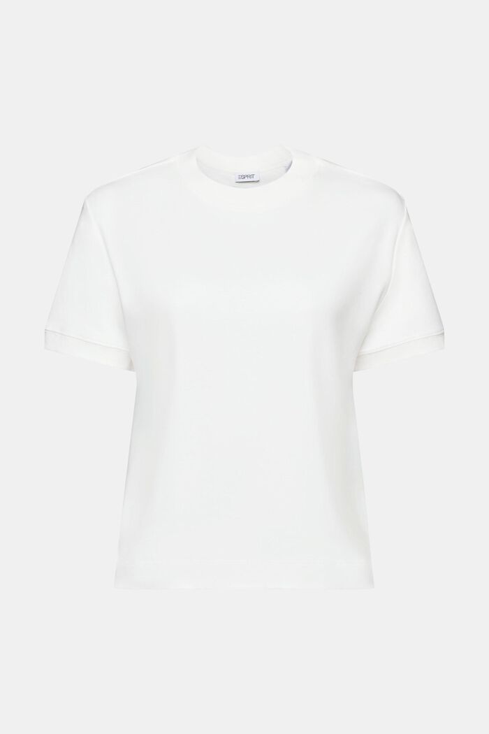 Short-Sleeve Crewneck T-Shirt, OFF WHITE, detail image number 6