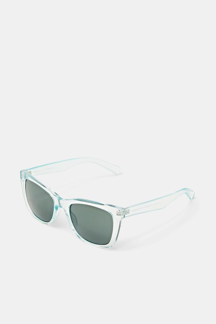 Square Framed Sunglasses, GREEN, detail image number 0