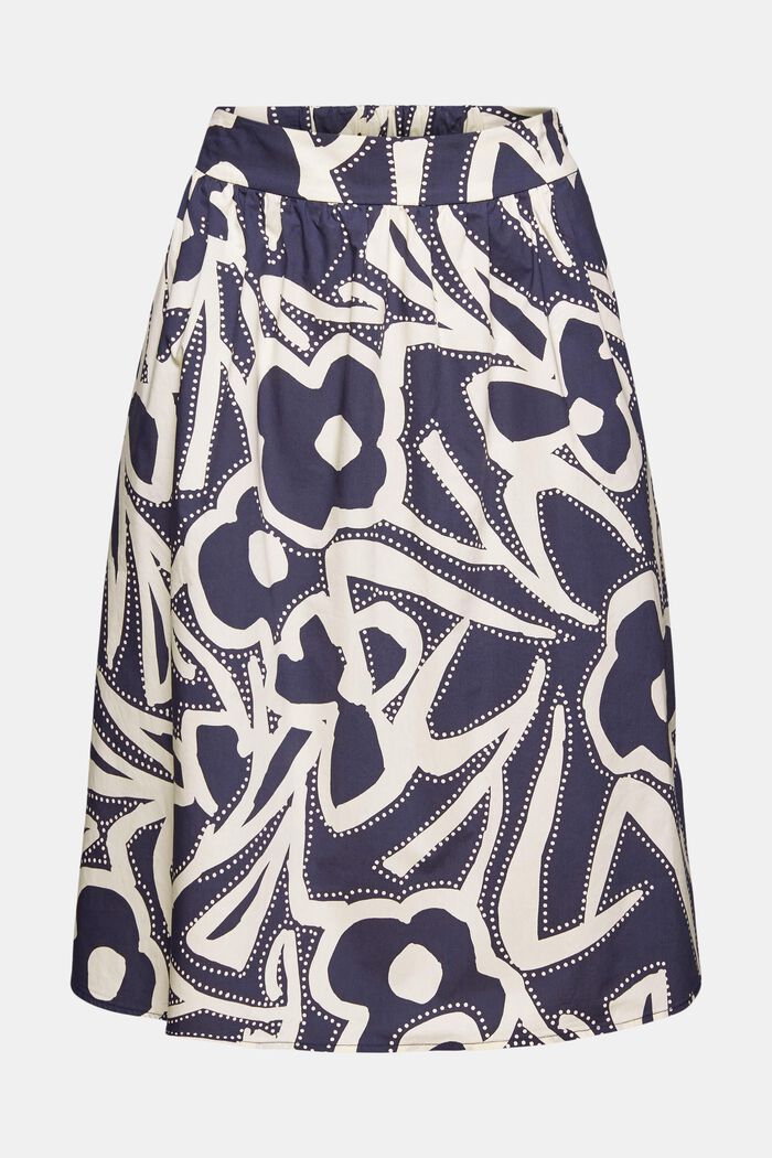 Midi skirt with pattern