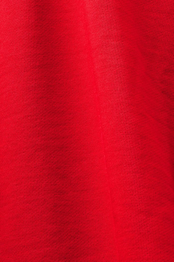 Unisex Oversize Print Hoodie, DARK RED, detail image number 7