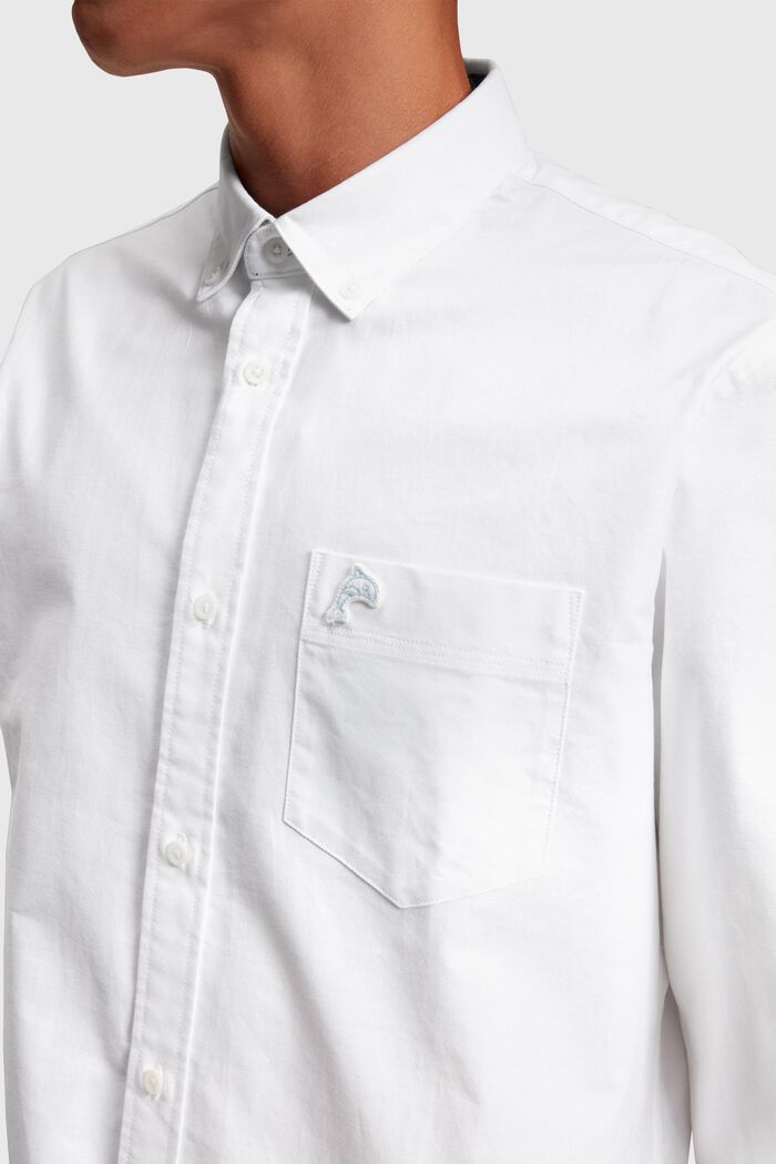 Regular fit oxford shirt, WHITE, detail image number 2