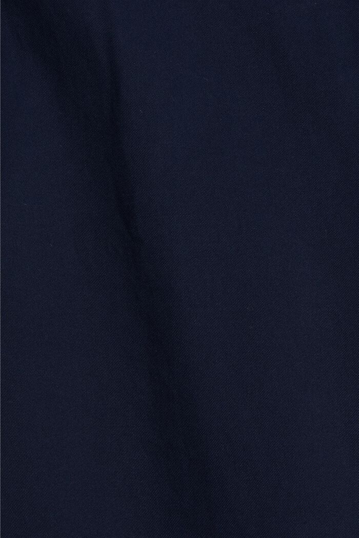 Chinos made of organic cotton with a keyring, NAVY, detail image number 4