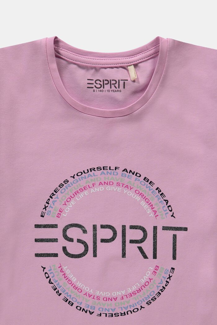 Set: T-shirt and shorts made of cotton jersey, PINK, detail image number 2