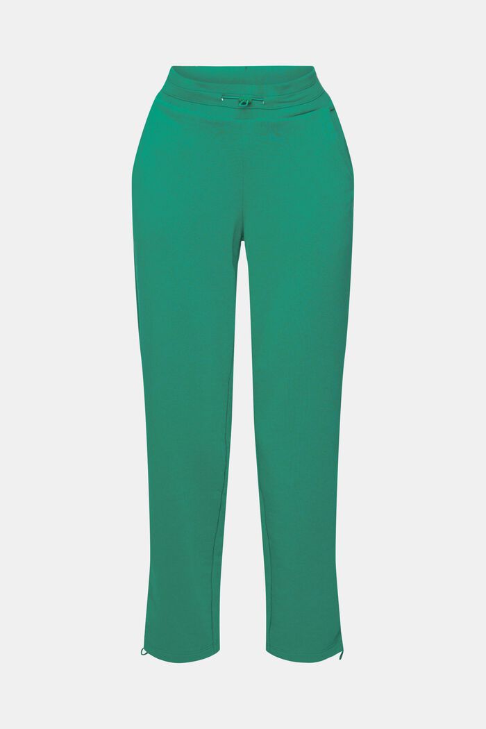Active tracksuit bottoms in an organic cotton blend