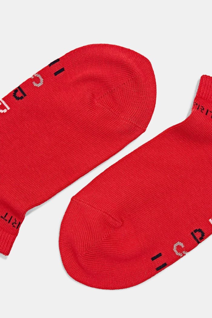 Double pack of trainer socks with a logo, FIRE, detail image number 1