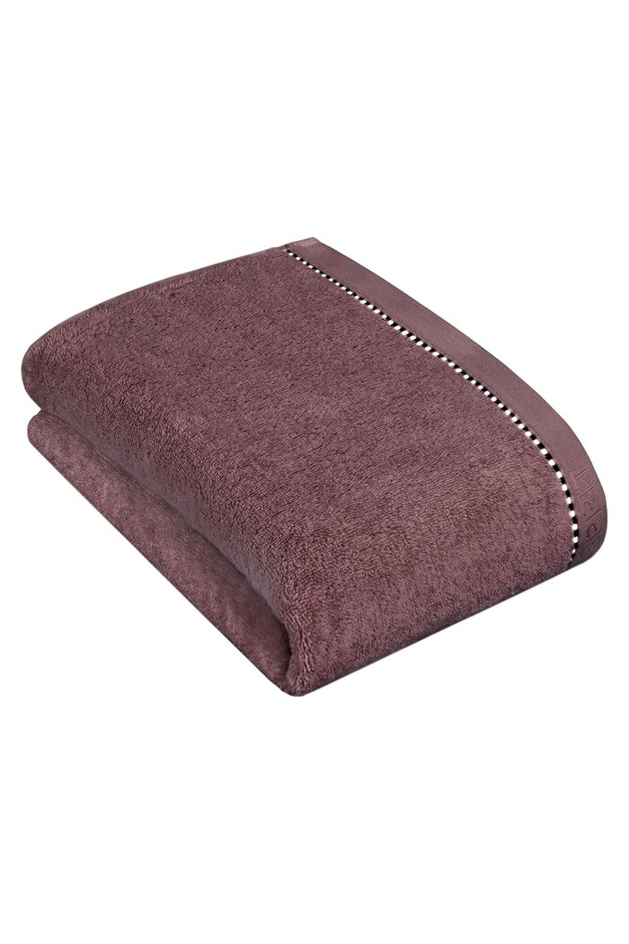 With TENCEL™: terry cloth towel collection, DUSTY MAUVE, detail image number 2