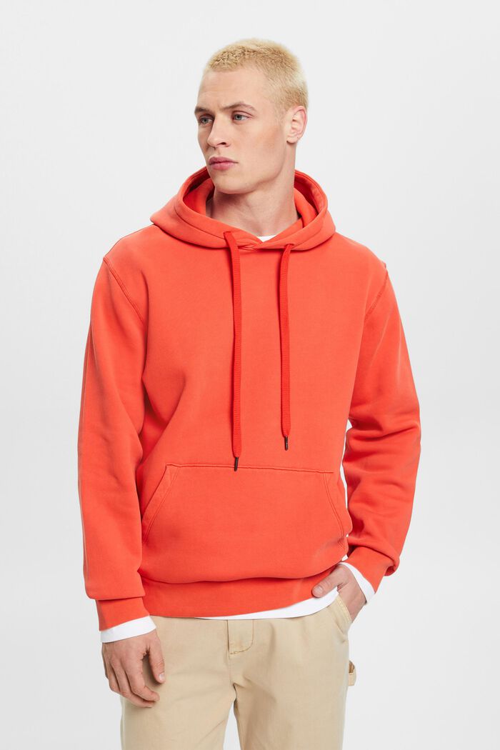 Sweatshirt hoodie, RED, detail image number 0