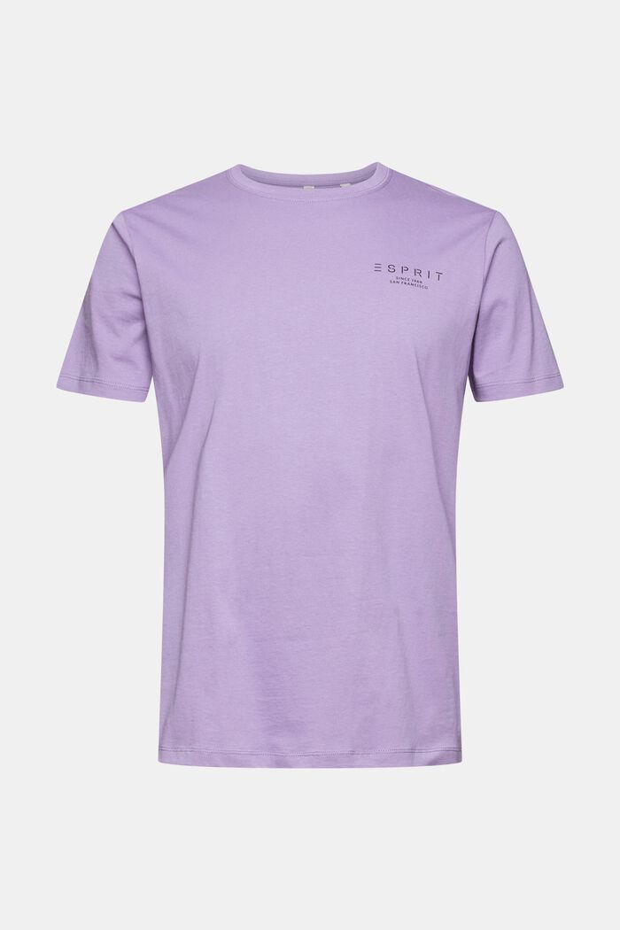 Jersey T-shirt with a logo print, LILAC, detail image number 2