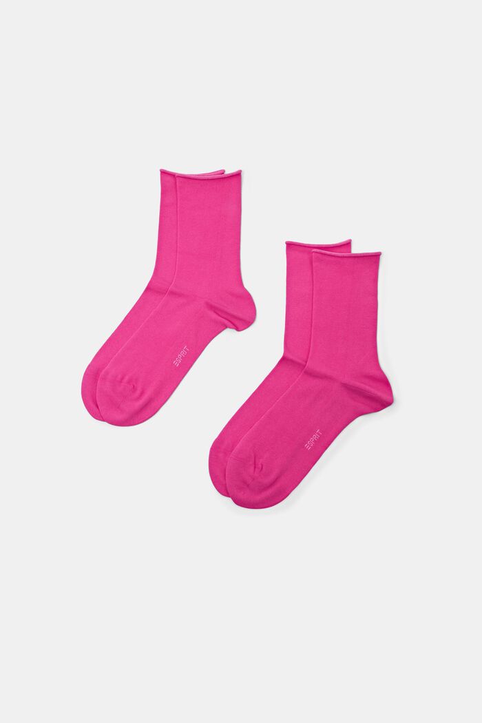 2-Pack Chunky Knit Socks, HOT PINK, detail image number 0
