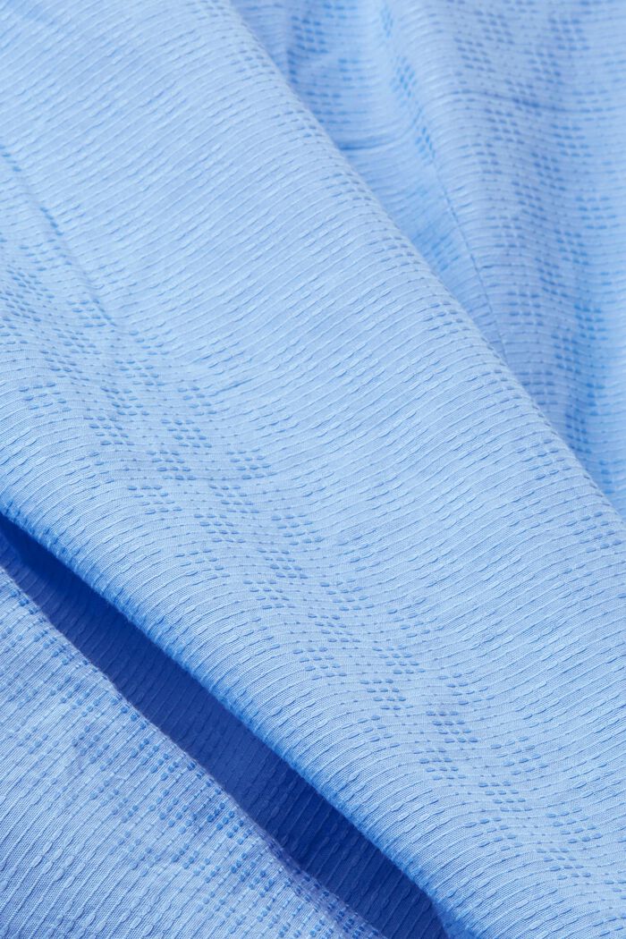 Textured slim fit shirt, LIGHT BLUE, detail image number 4