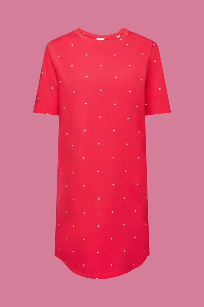 Nightshirt with all-over pattern, PINK FUCHSIA, detail image number 6