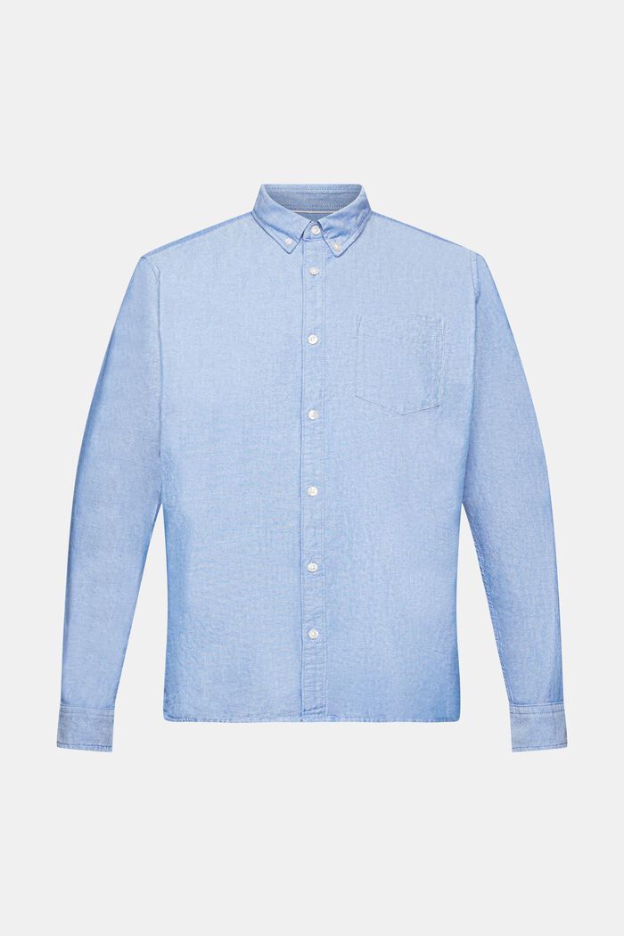 Button-down shirt, BLUE, detail image number 5