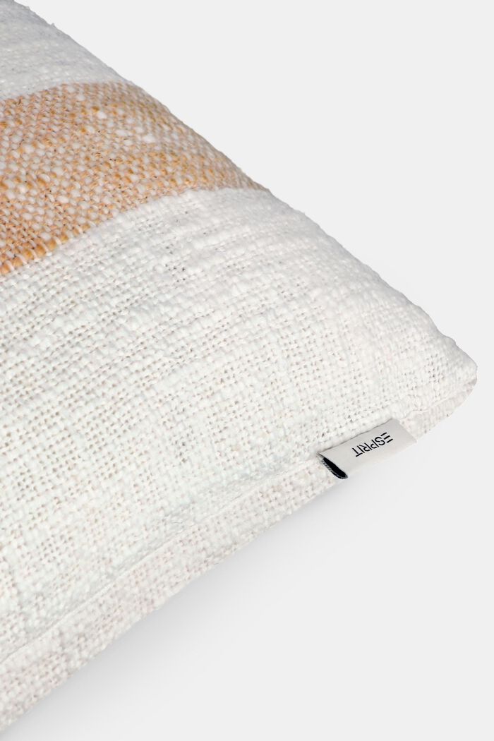 Two-Tone Cushion Cover, OFF WHITE, detail image number 1
