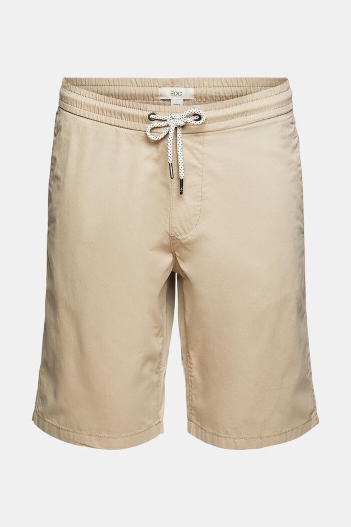 Shorts with an elasticated waistband, 100% cotton