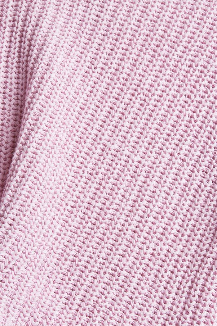 Cotton blend jumper, PINK, detail image number 1