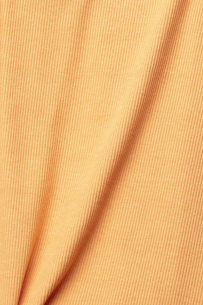 Sleeveless top with lace trim, PEACH, detail image number 1