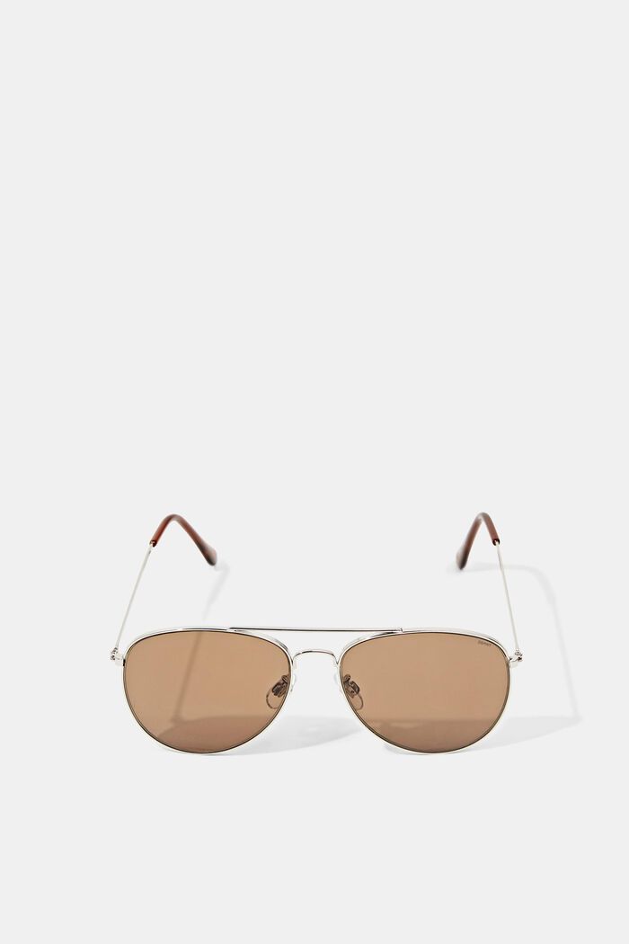 Unisex aviator-style sunglasses, BROWN, detail image number 0