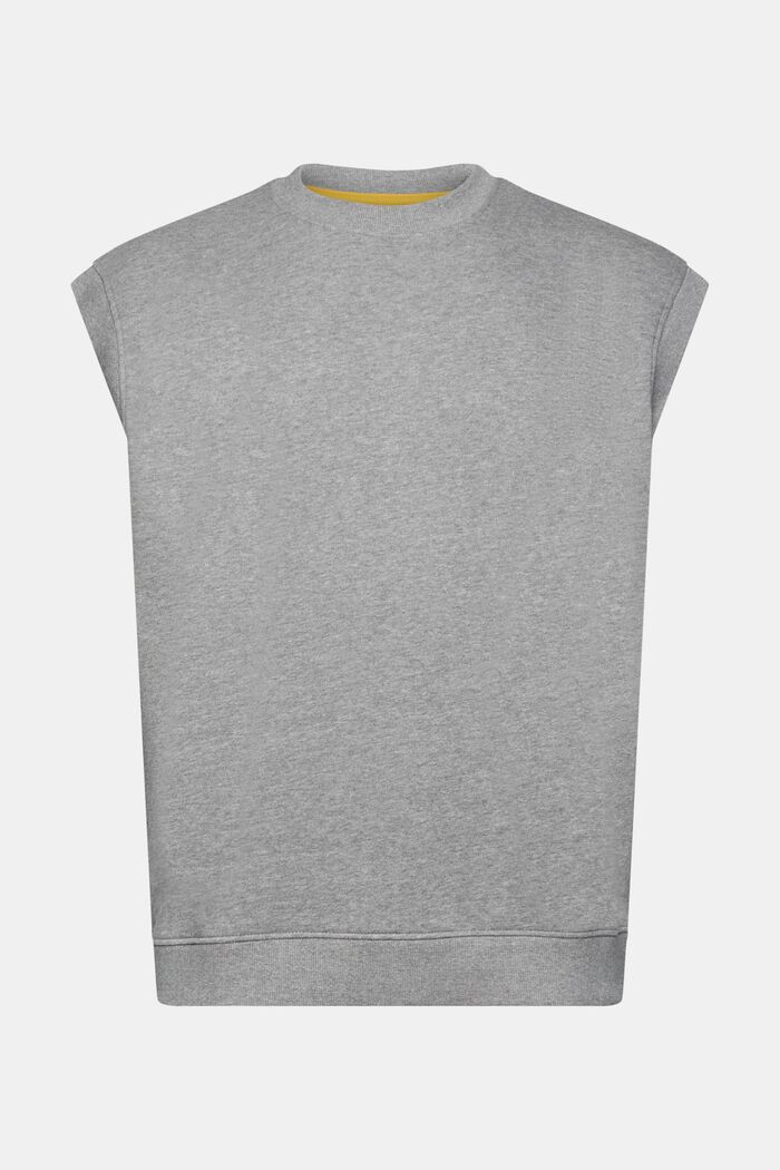 Sleeveless sweatshirt, MEDIUM GREY, detail image number 6