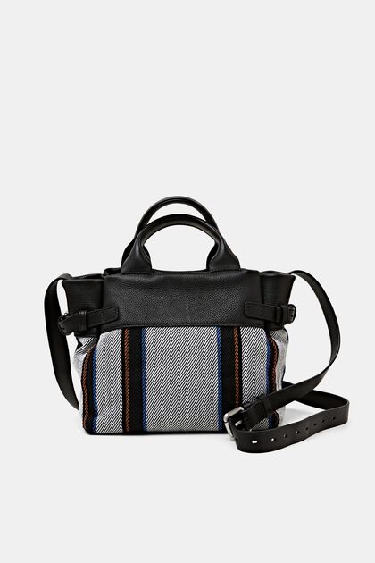 Striped Leather Bag
