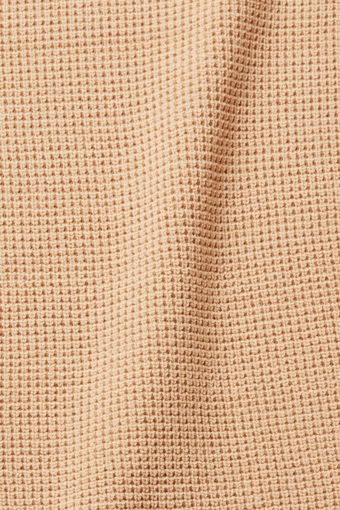 Loose knit V-neck jumper, CREAM BEIGE, detail image number 1