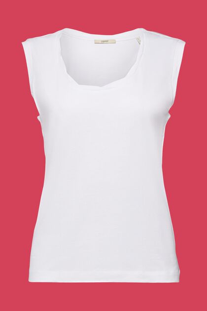 Twisted neck tank top