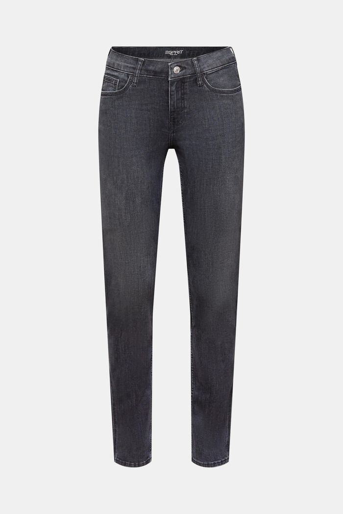 Mid-Rise Slim Fit Jeans, BLACK MEDIUM WASHED, detail image number 7