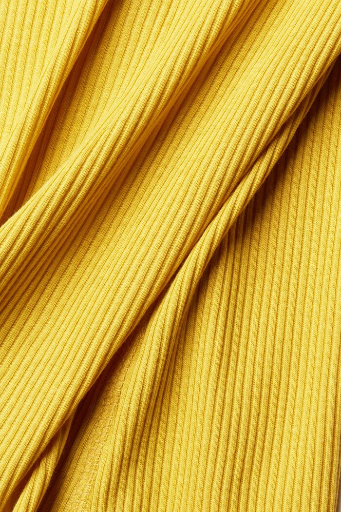 Long sleeve henley top, DUSTY YELLOW, detail image number 1