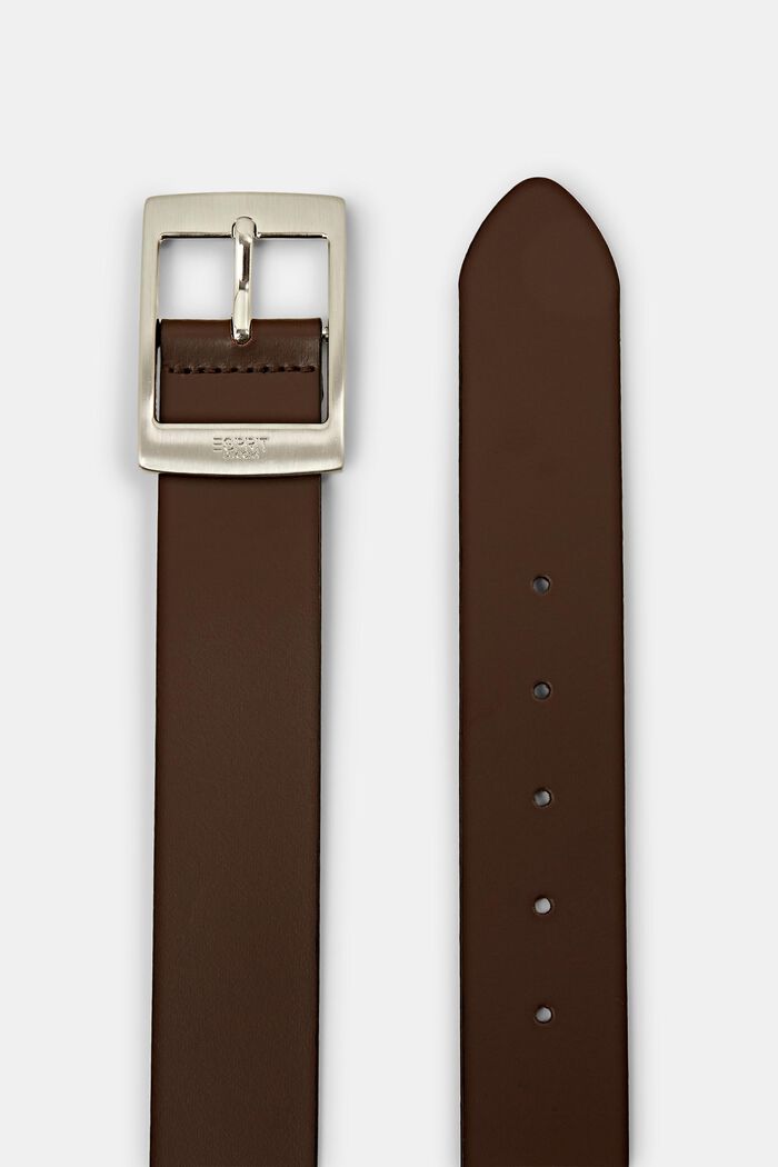 Leather Belt, BROWN, detail image number 1