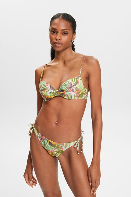 ESPRIT - Printed Padded Underwire Bikini Top at our online shop