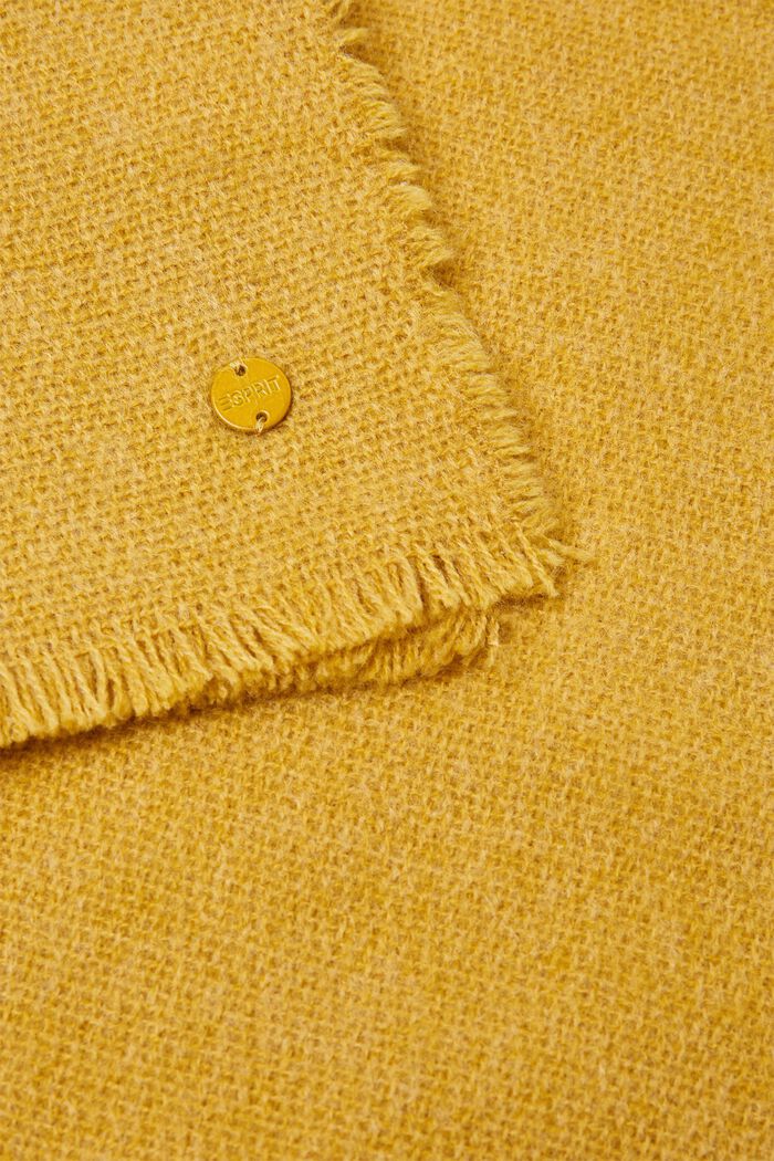 Oversized scarf, YELLOW, detail image number 1