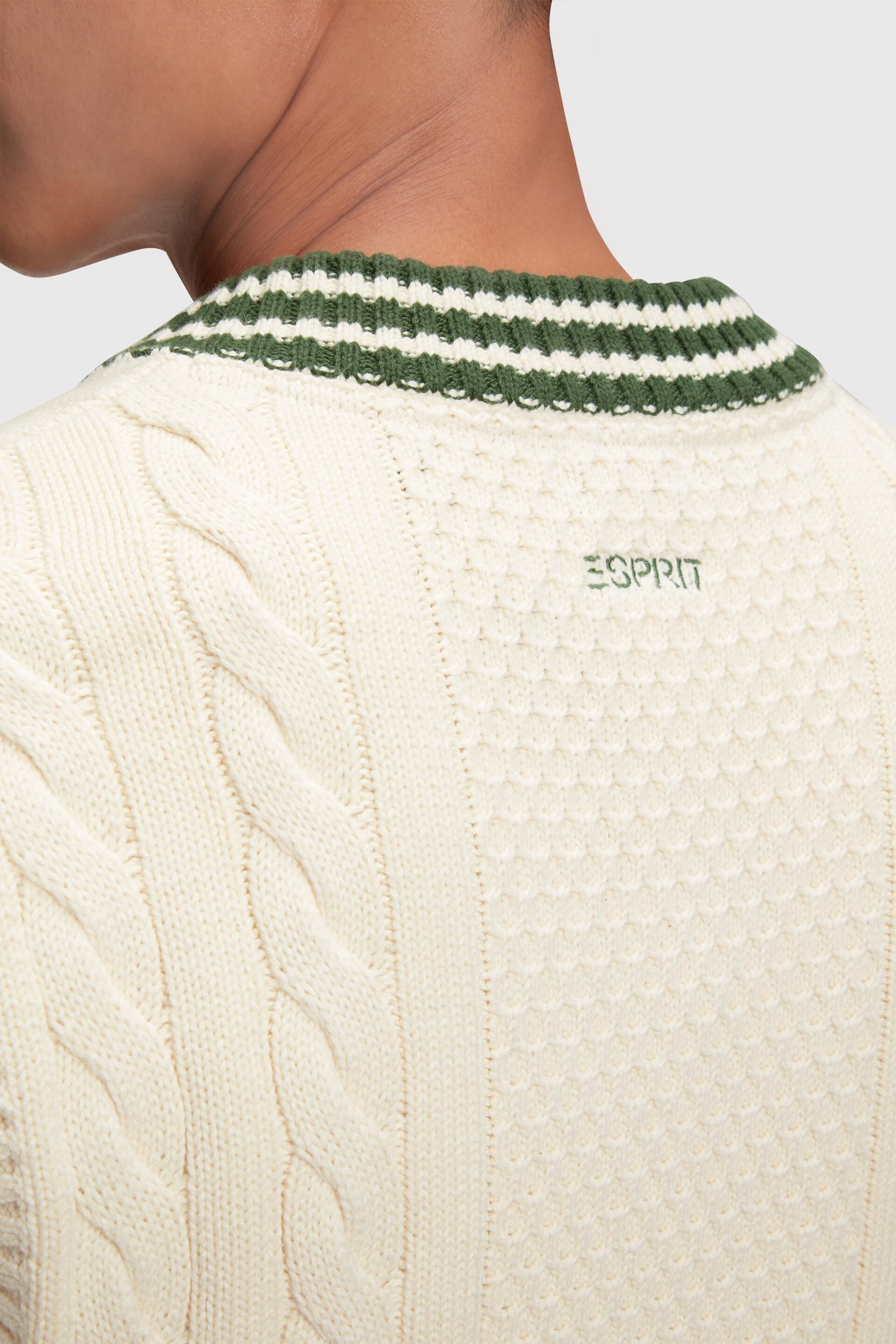 ESPRIT - College sweater vest at our online